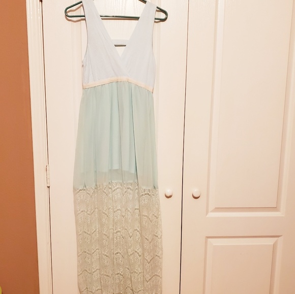 Lace Maxi Dress - Picture 1 of 4